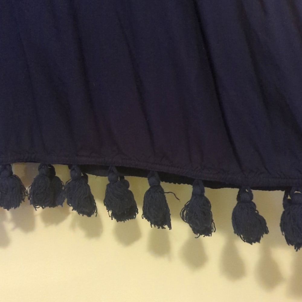 Mud Pie Navy Tassel Dress - Picture 3 of 3